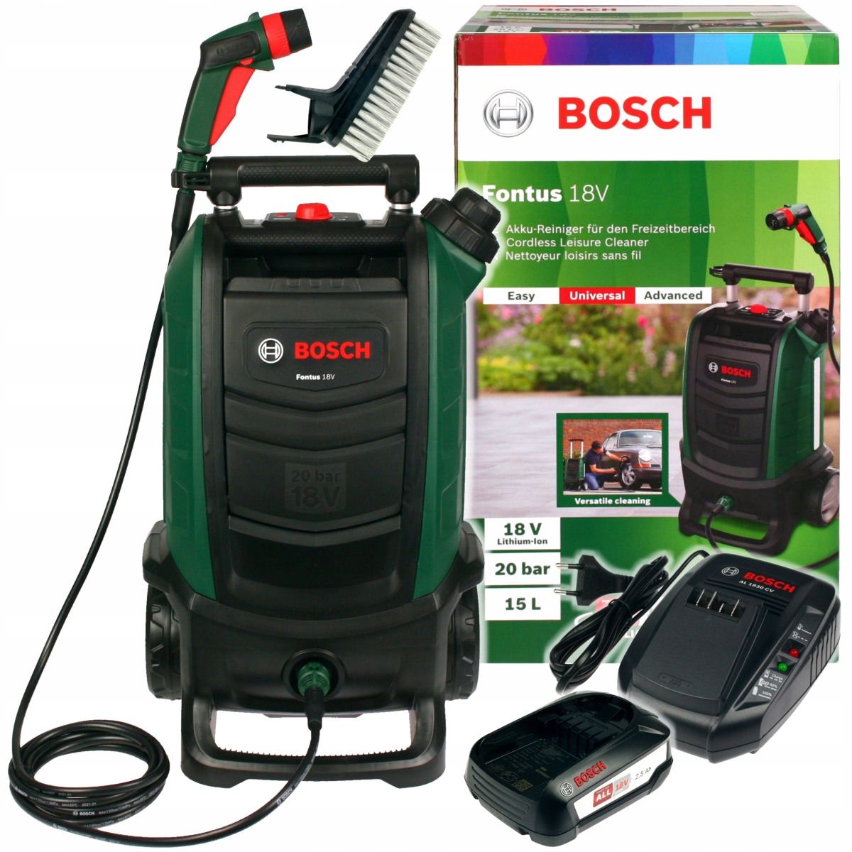 

Myjka Ciśnieniowa Fontus 2 18V Bosch 1x2,5Ah