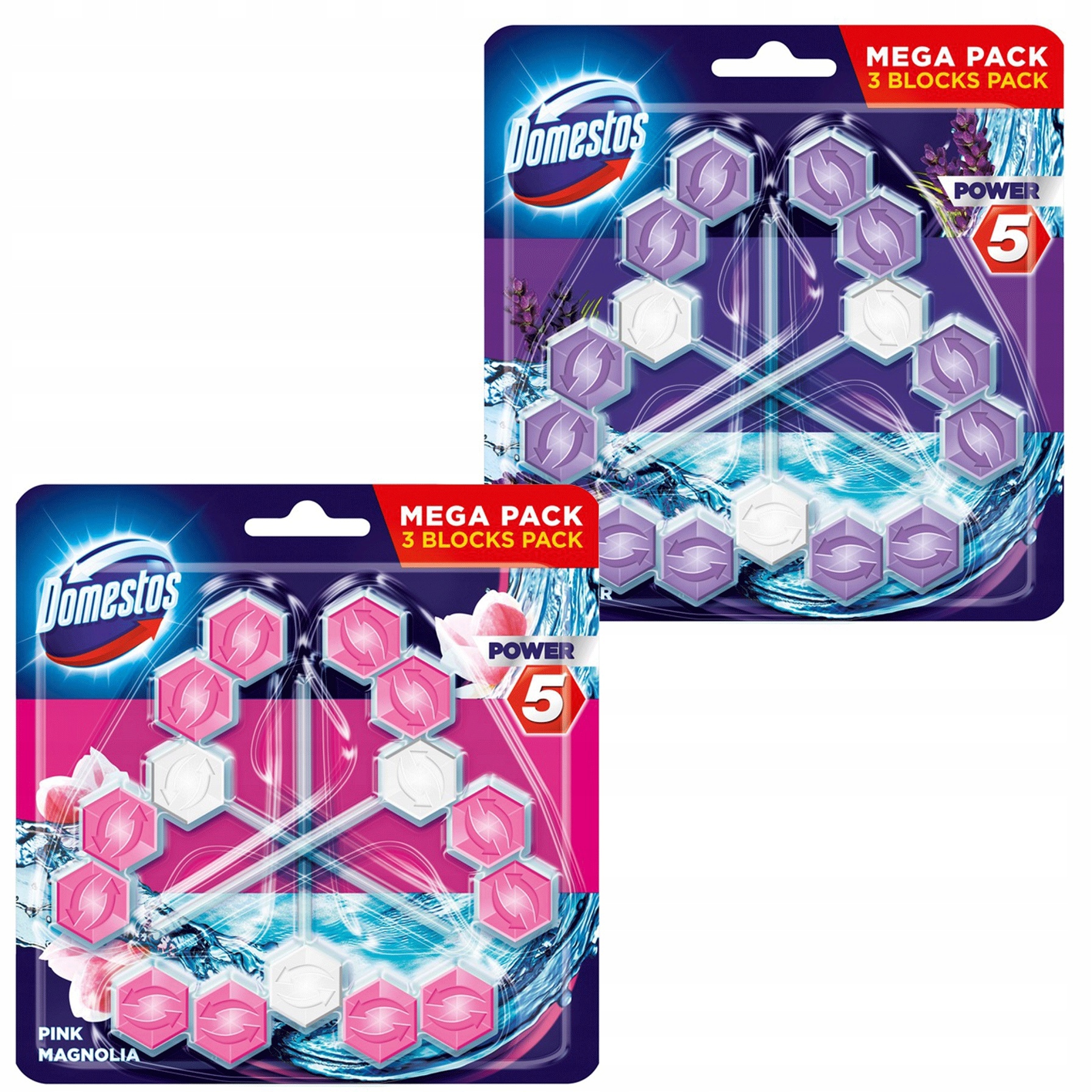 Levně Domestos Trio Power 5 Toaletní kostka na Wc 6x55g