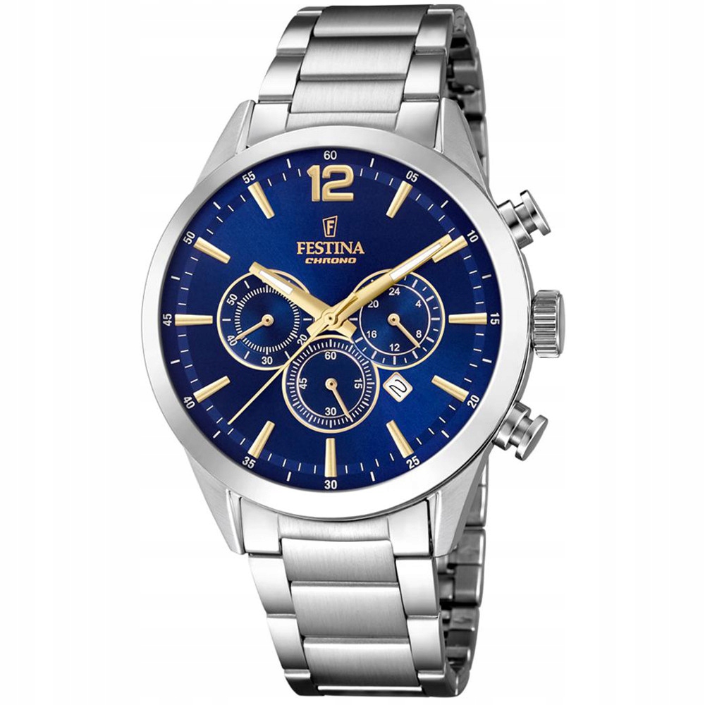 Pánské Hodinky Festina F20343-2 stříbrné