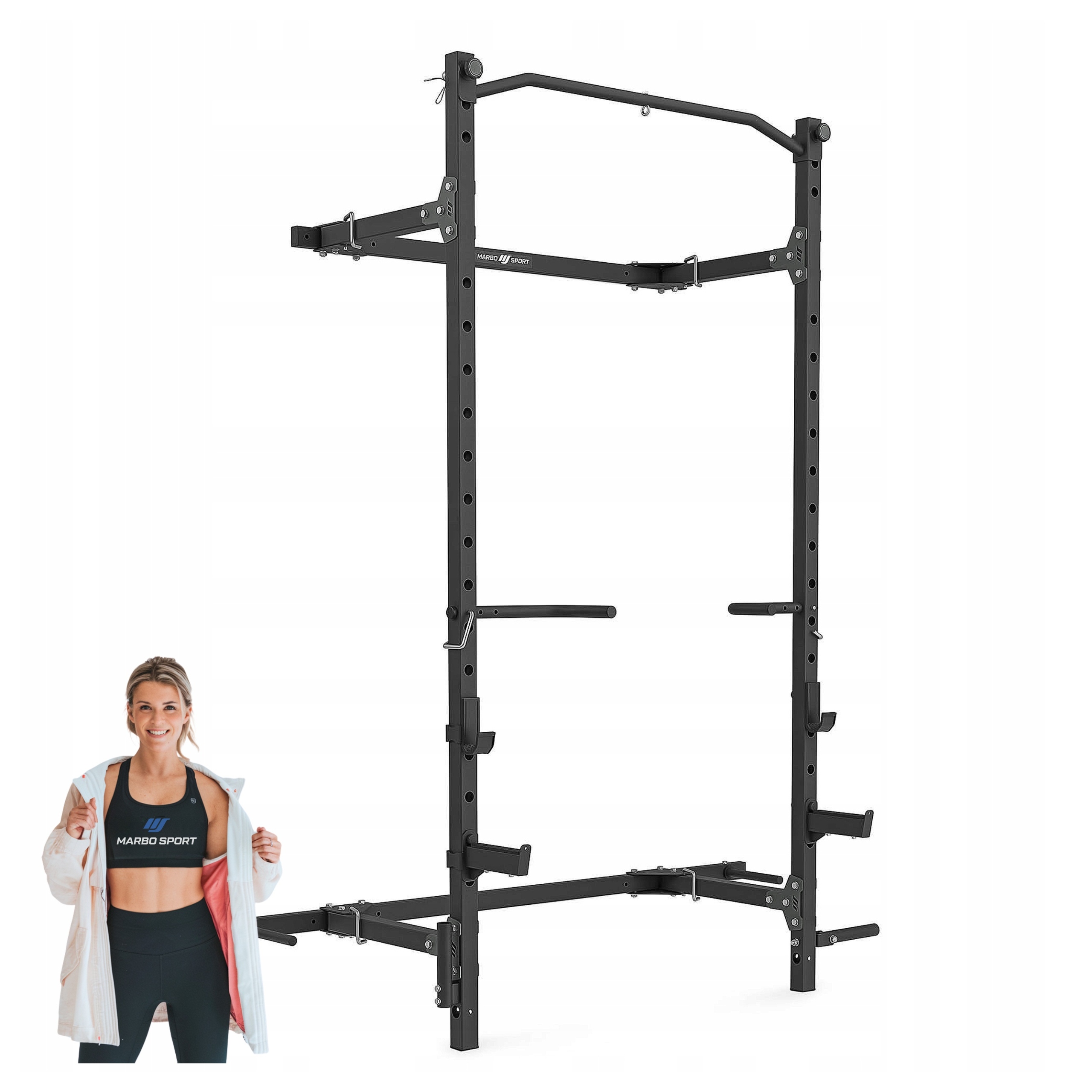 Klatka treningowa składana power rack do ćwiczeń siłownia Marbo MS-U114 2.0