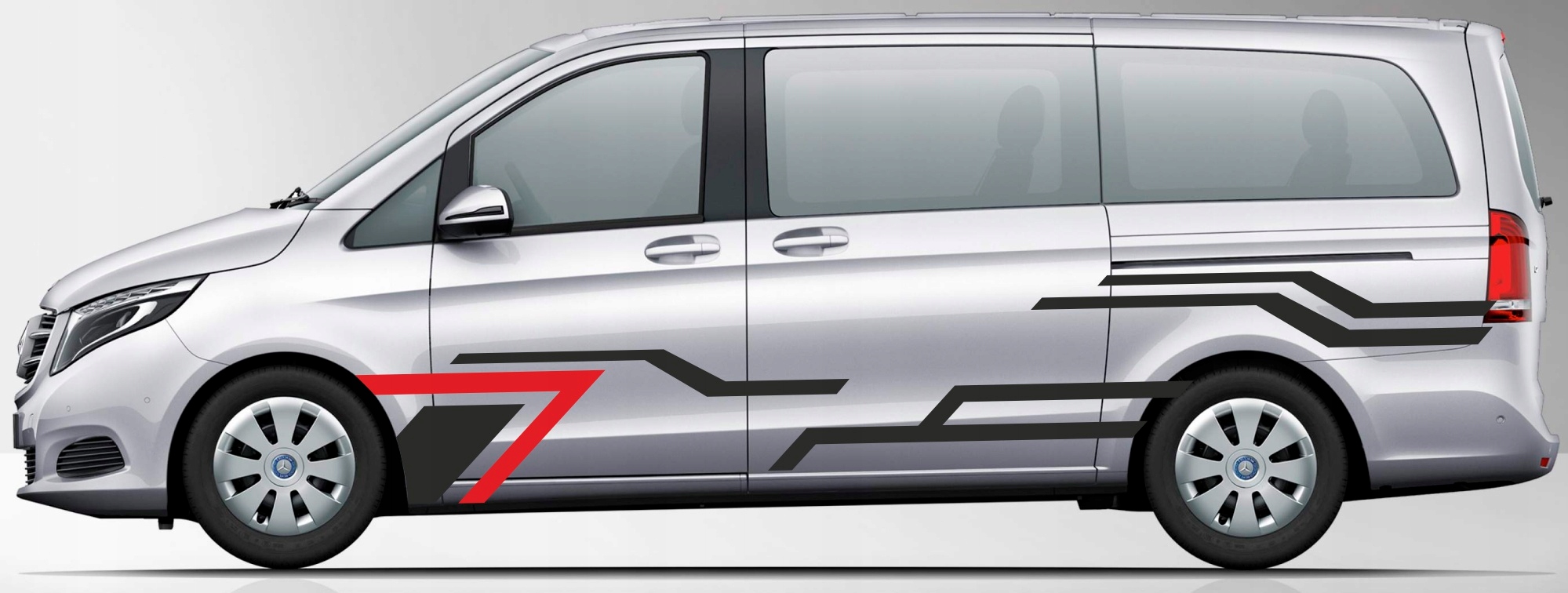 Nálepky na Mercedes Vito, Viano vklasa speed 01 nálepky na bokoch