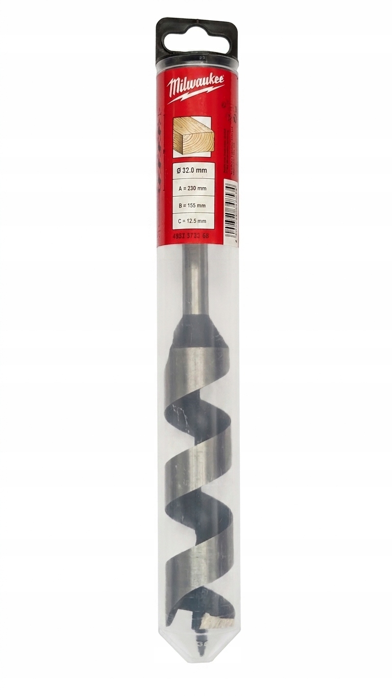 Vrták spirálový vrták do dřeva 32 mm x 155/230 gr. úchytu: 12,6 mm Milwaukee