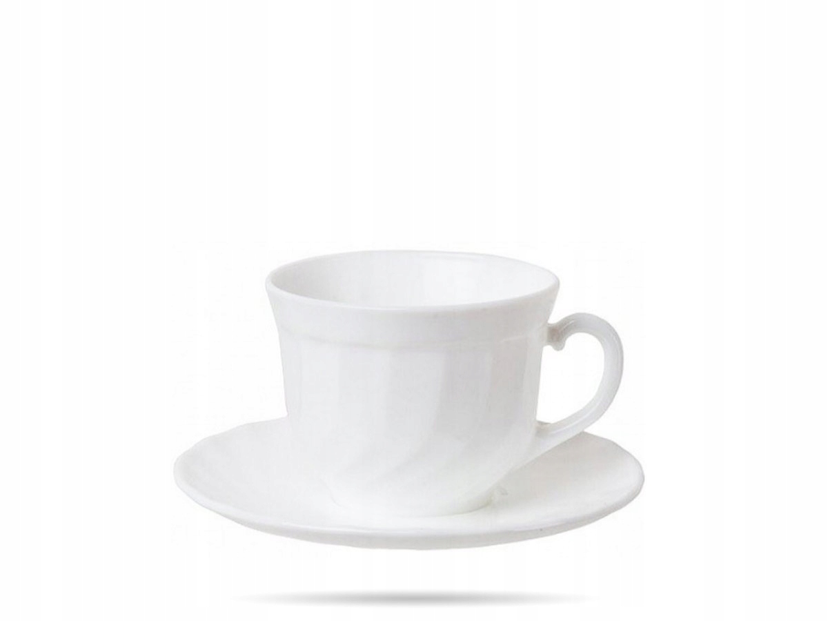 Serwis kawowy 12-el. 220 ml TRIANON LUMINARC Kolor biały