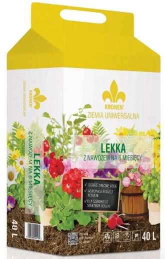 

Kronen Ziemia uniwersalna lekka z nawozem 40L
