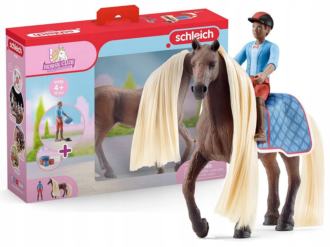 

Schleich 42586 Leo I Rocky koń z włosami