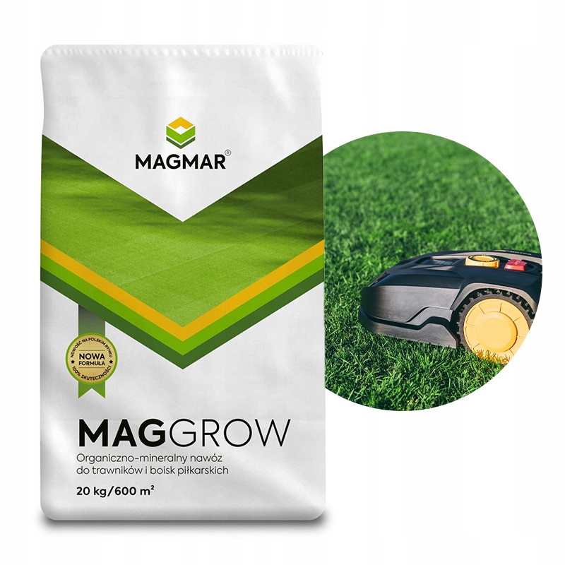 Wieloskładnikowy Wiosenny Letni Nawóz dla Trawy Koszonej przez Robot 20 kg