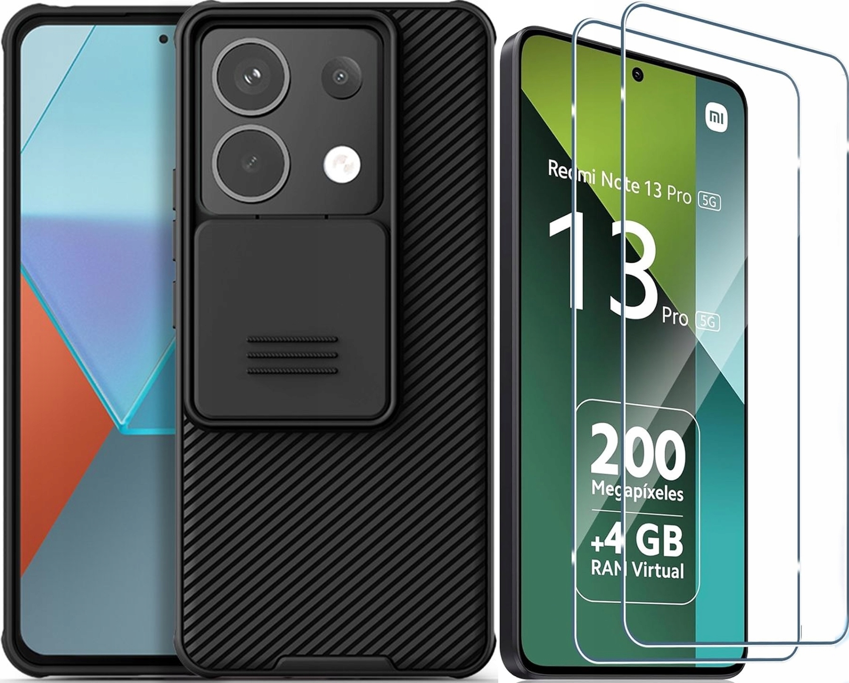 NILLKIN ETUI +2XSZKŁO PEŁNA OCHRONA APARATÓW DO XIAOMI REDMI NOTE 13 PRO 5G