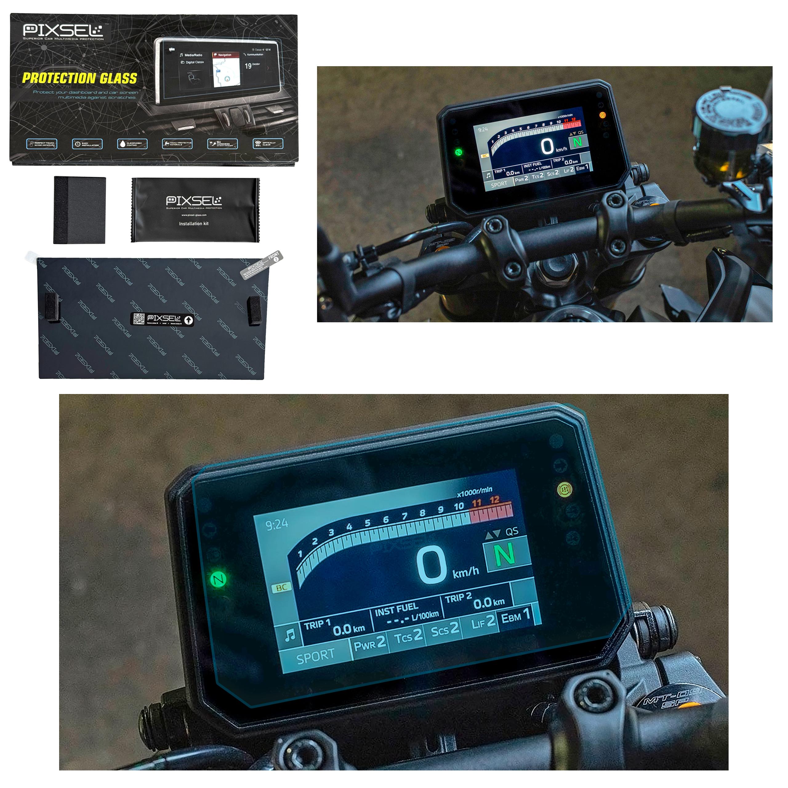 Antyodciskowe Matowe Szkło Ochronne Yamaha MT-09SP 2024- 7.9“