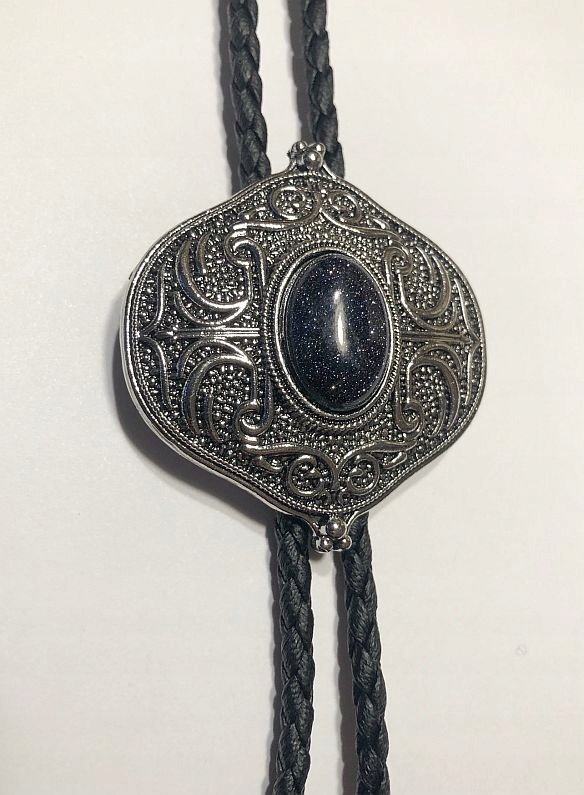 Ozdobný štít z pískovce Modrá kravata bolo pletenina syntetický ekolog