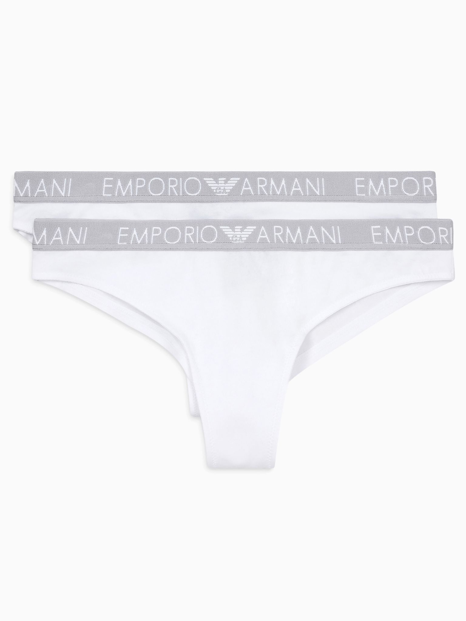 Kalhotky brazilské kalhotky Emporio Armani Emporio Armani 163337 bílé 2-PACK Xs