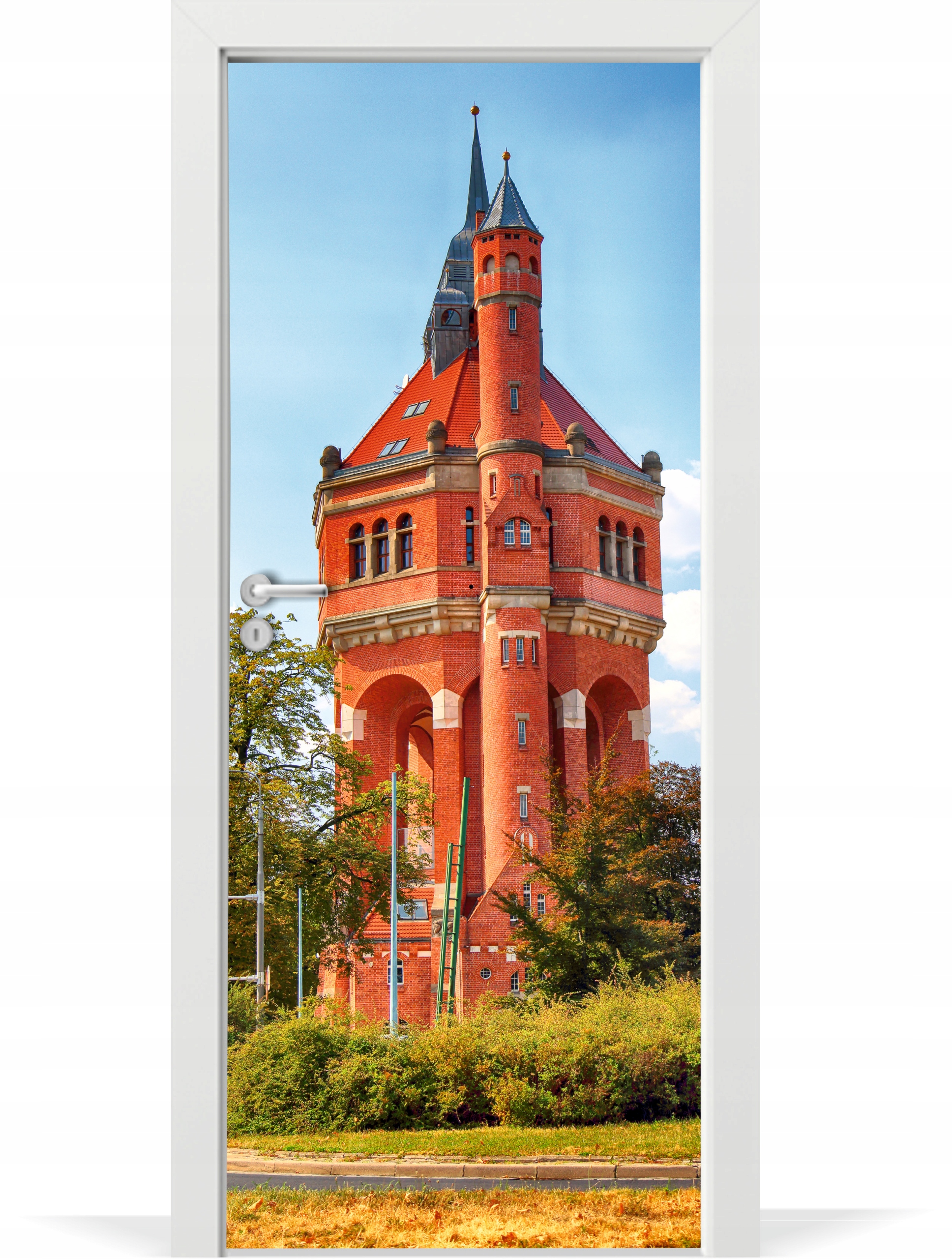 

Folia fototapeta na drzwi Wieża ciśnień Wrocław