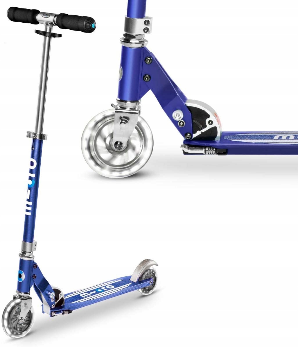 Hulajnoga MICRO SPRITE Aluminiowa blue stripe LED