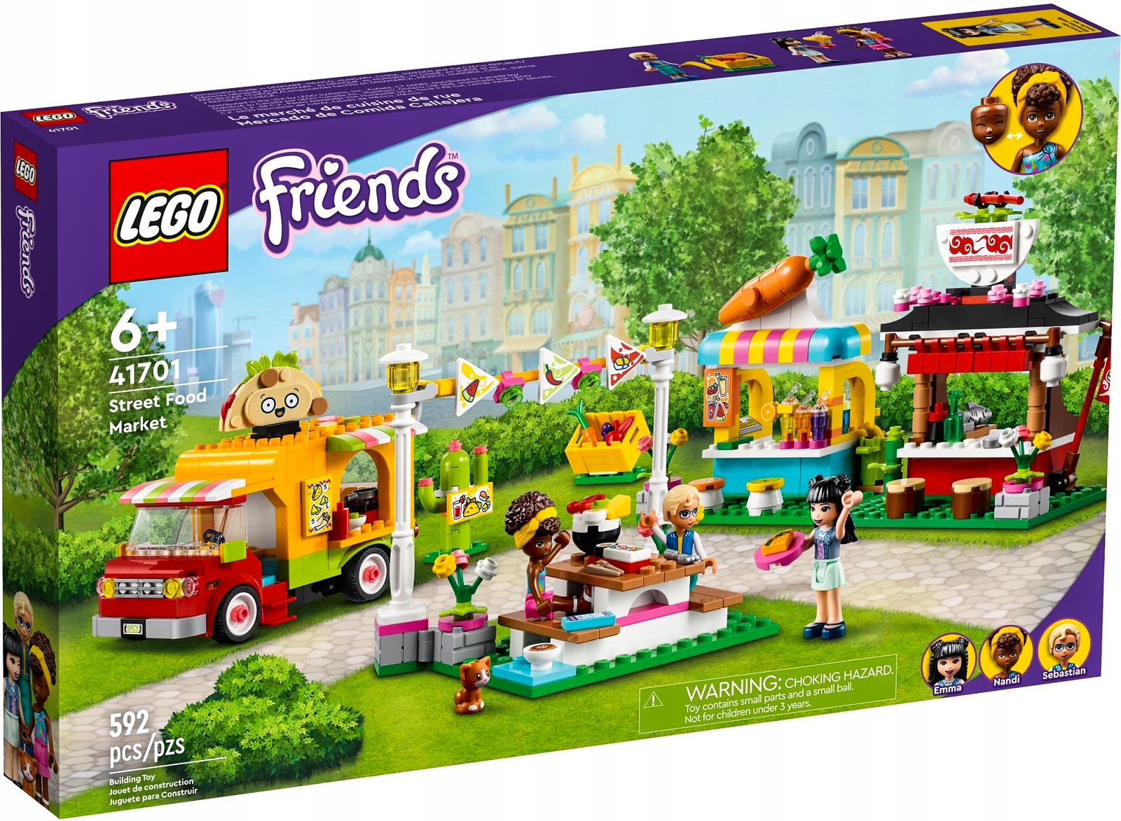 LEGO FRIENDS STRAGANY Z JEDZENIEM
