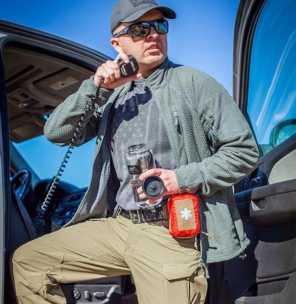 APTECZKA TURYSTYCZNA WOJSKOWA HELIKON MINI MED KIT NYLON ADAPTIVE GREEN Materiał dominujący nylon