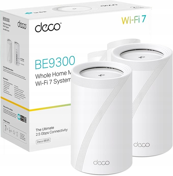 Access Point, Router TP-Link Deco BE65 802.11ax (Wi-Fi 6) (2-pack) Wi-fi 7