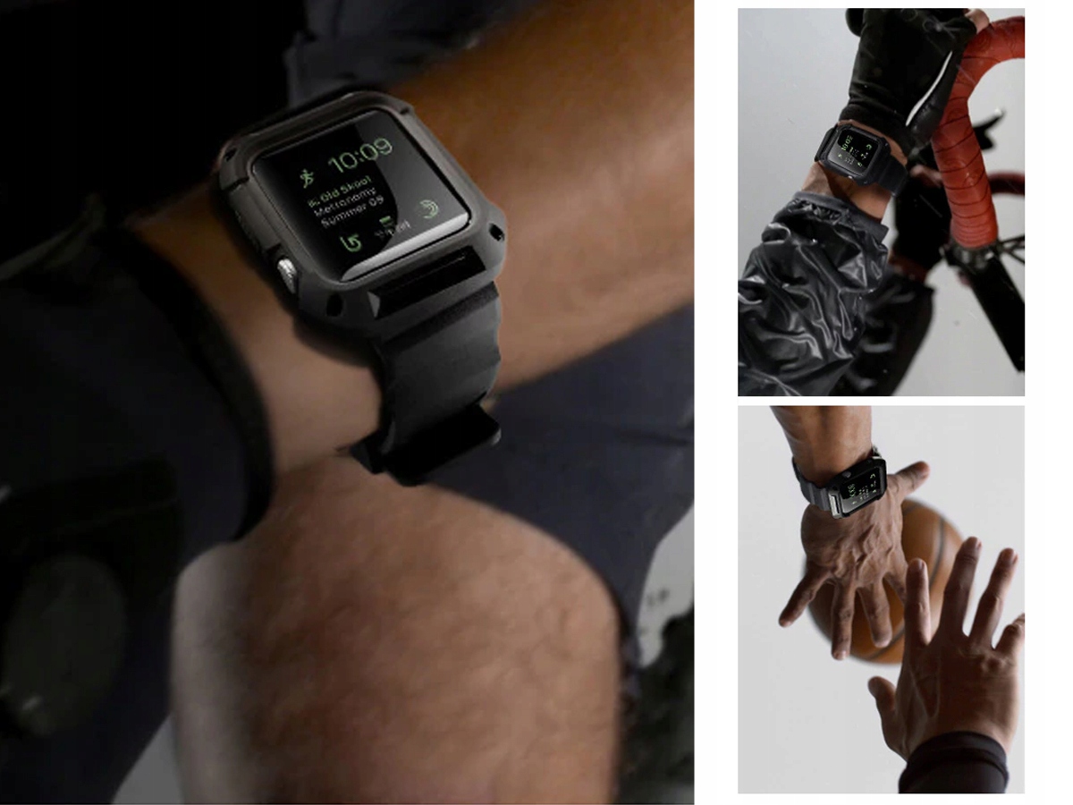 ETUI PANCERNE PASEK DO APPLE WATCH 4/5/6/SE 44MM Kompatybilność Apple