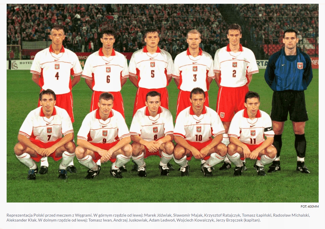 Koszulka Reprezentacja - POLSKA - 17 - NIKE - 1997 Marka Nike