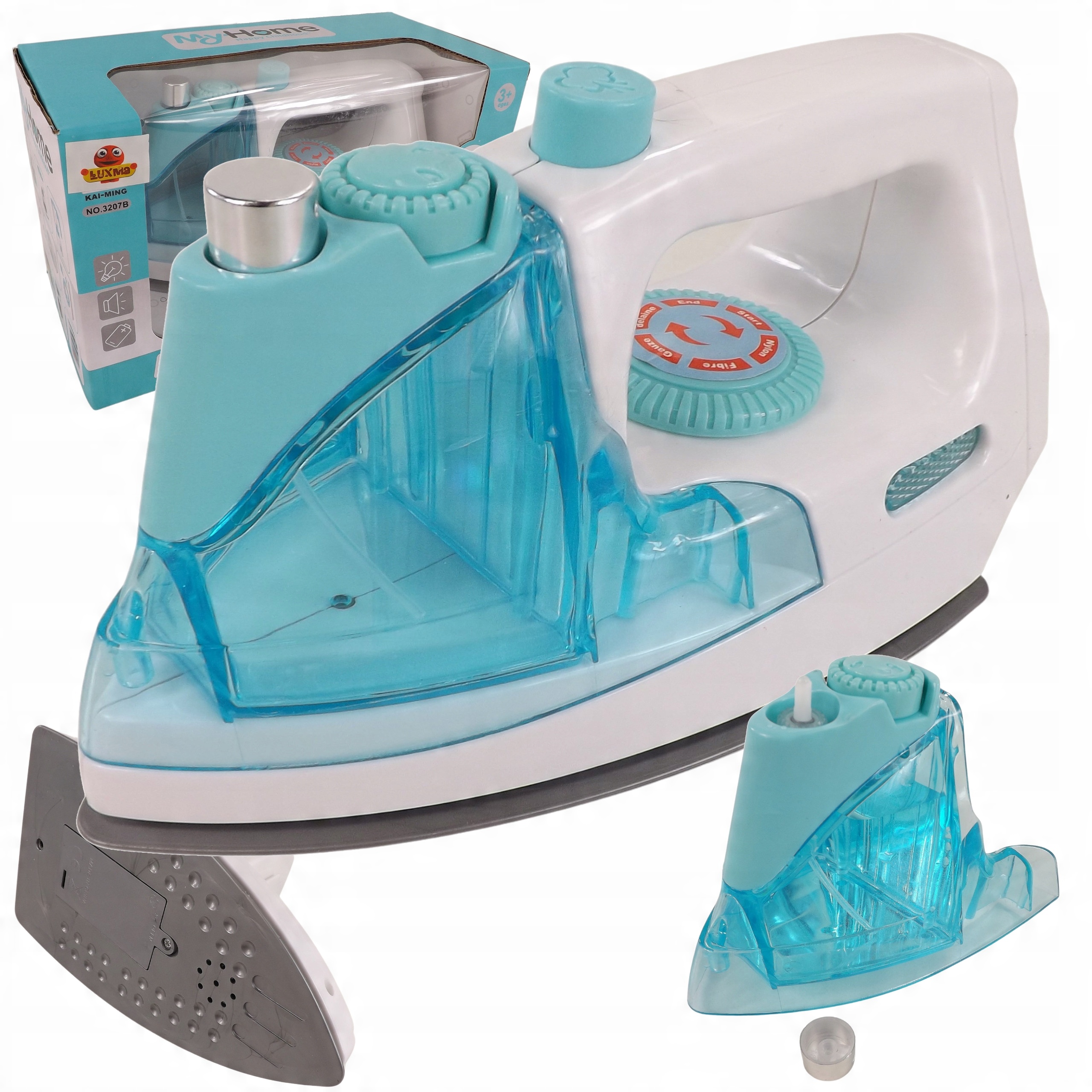 

Żelazko na baterie spryskiwacz światło 3207N