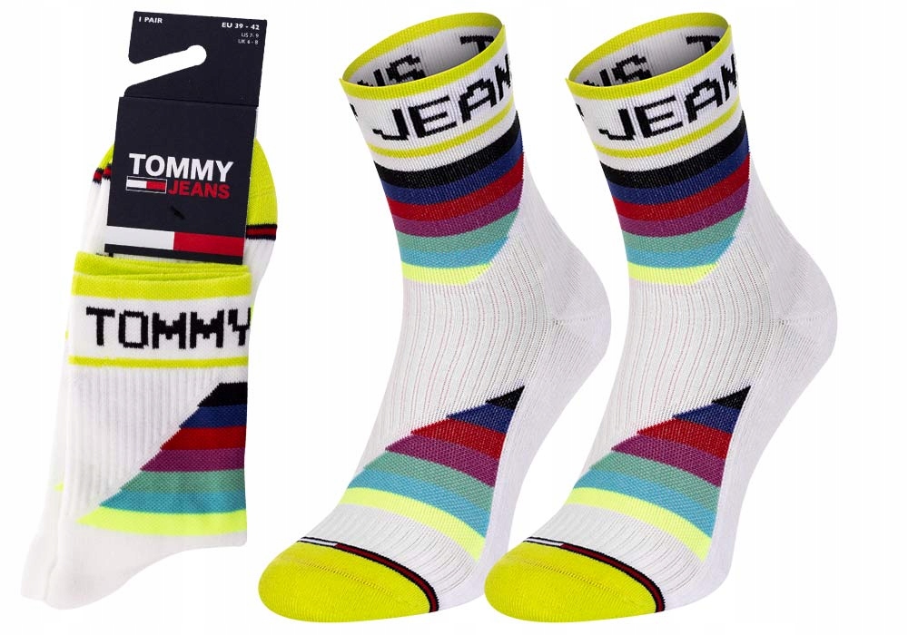 

Tommy Hilfiger Skarpety Skarpetki 1P White r.43-46