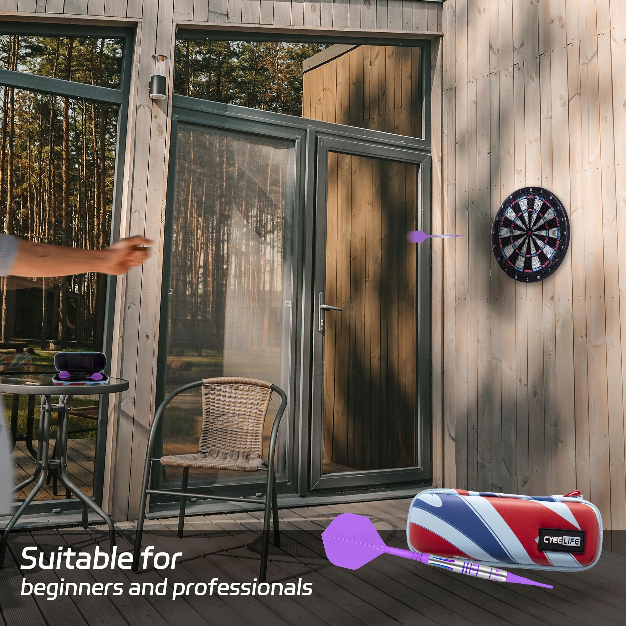 CYEE LIFE Profesjonalne Rzutki Soft 90% Wolfram 17g z Etui i Końcówkami — miniatura 6