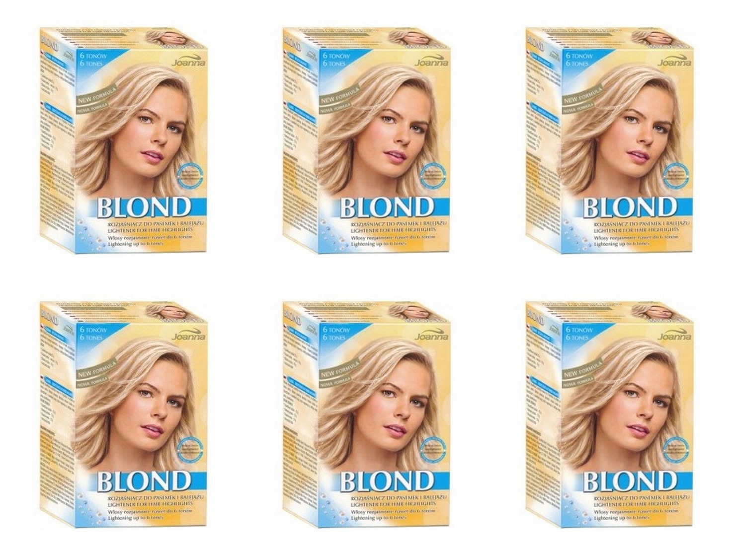 Joanna Rozjasňovač na pramínky balejáže 6x105 ml