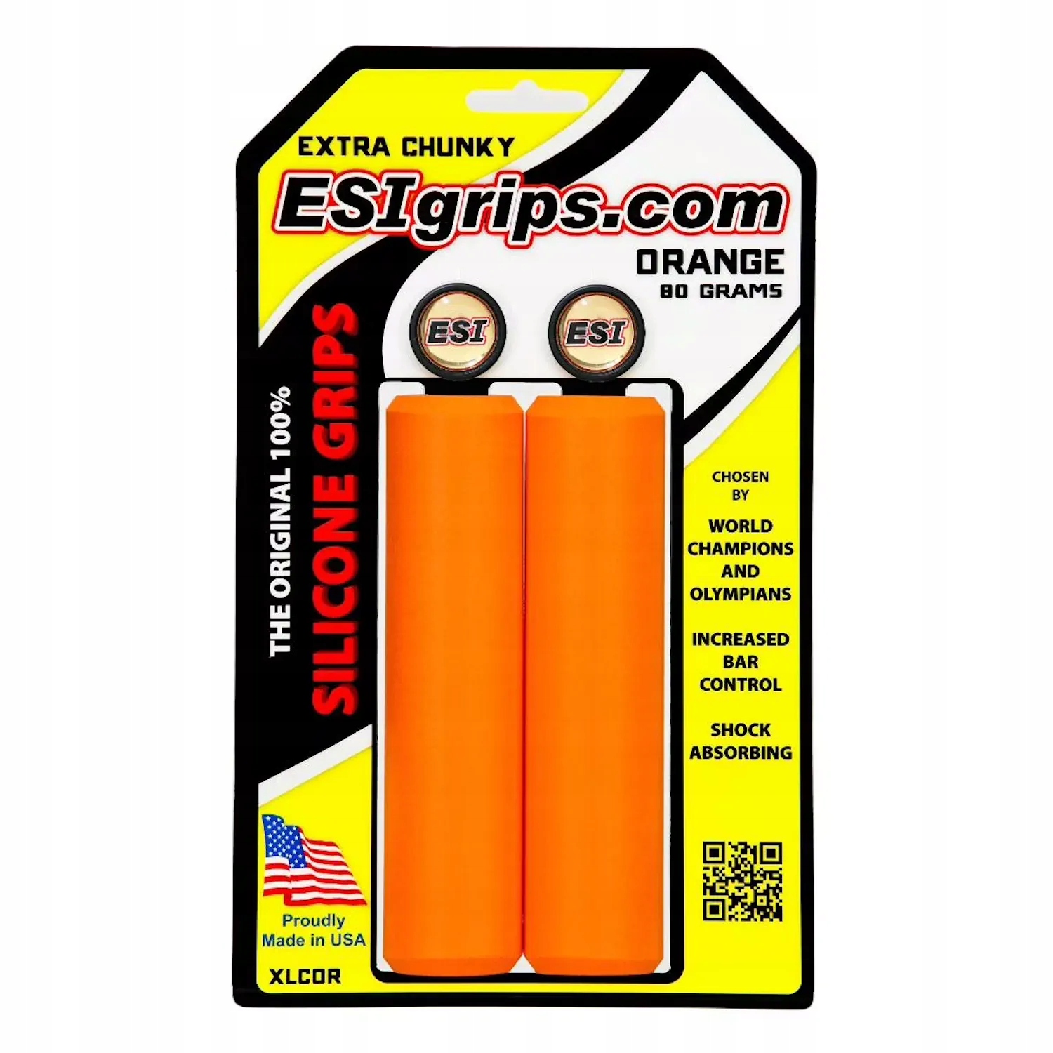 Gripy rowerowe Esi Extra Chunky orange