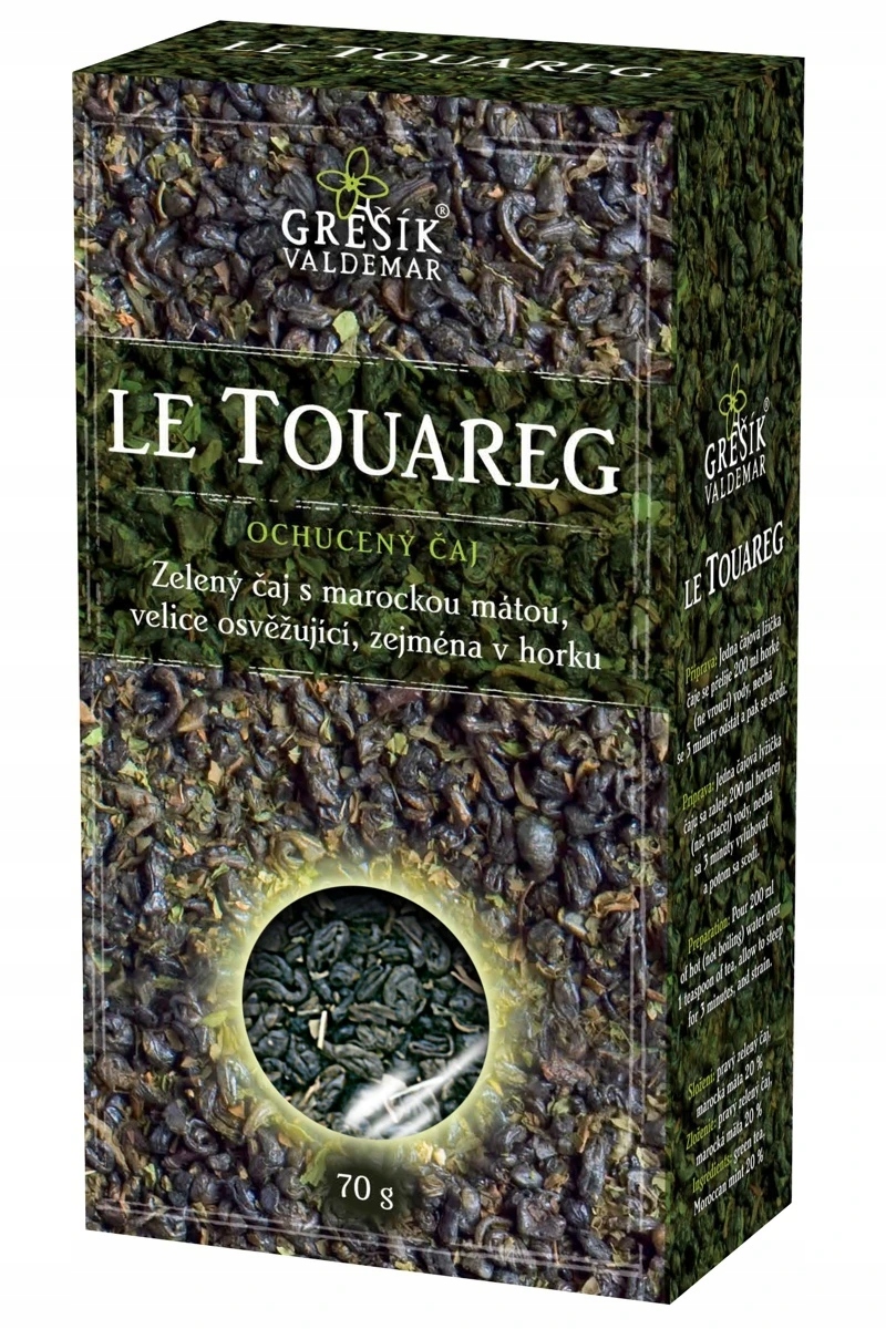 Levně Le Touareg Zelený čaj XXL balení 1kg