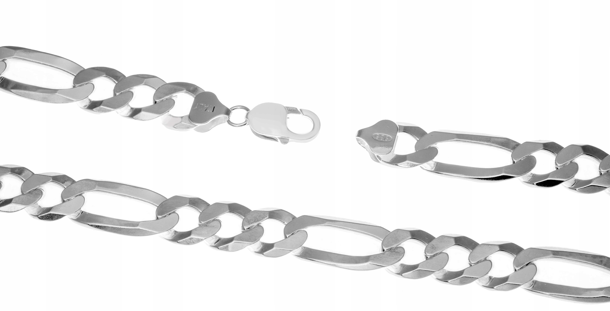 Stříbrný Řetízek Figaro 55 CM Hmotnost 87 Gramů 13 MM