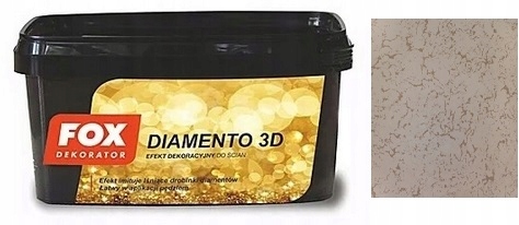 Fox Dekorator Diamento 3D Farba Dekoracyjna Sand 1L