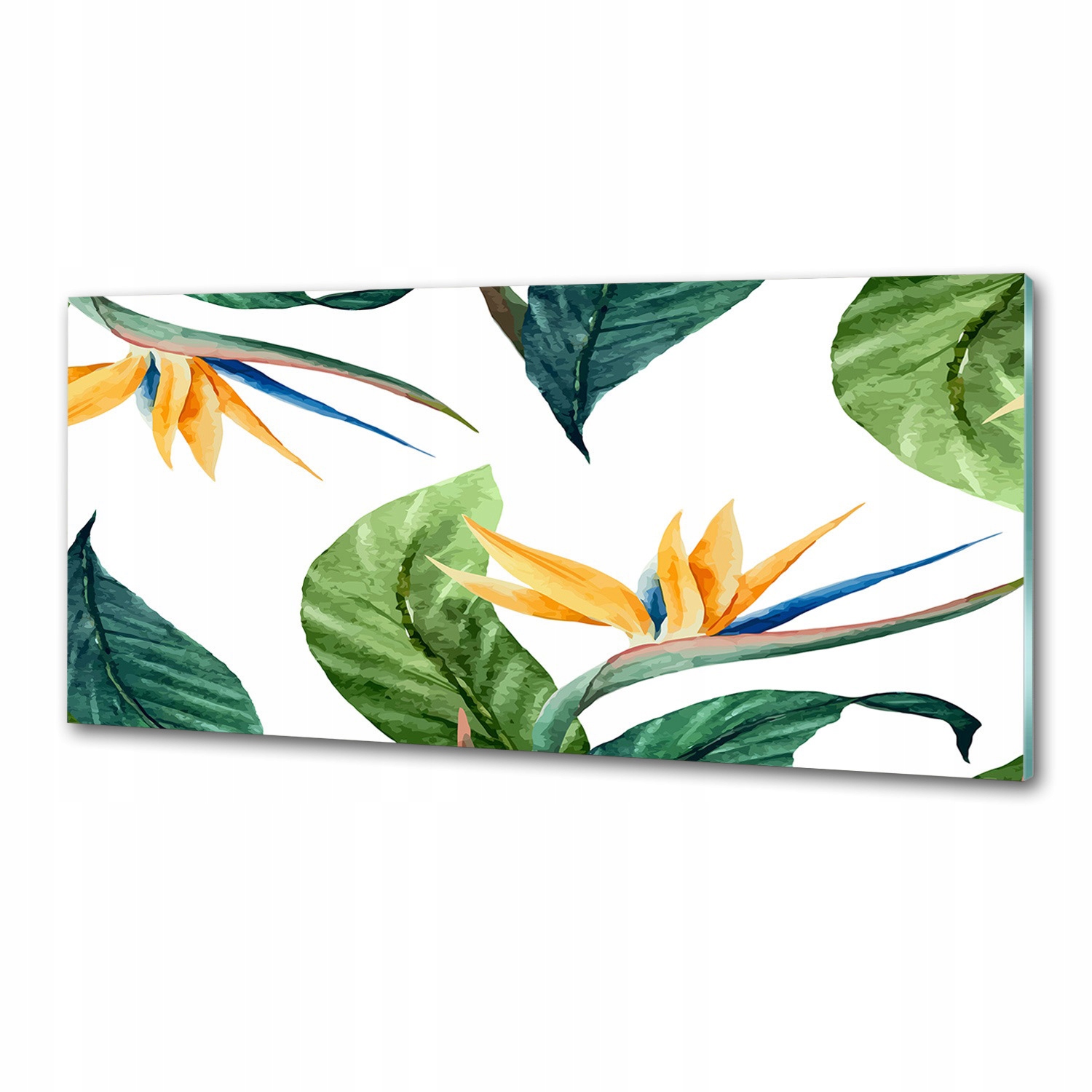 Panel do kuchyne Tropické kvety 125 x 50 cm Lepidlo