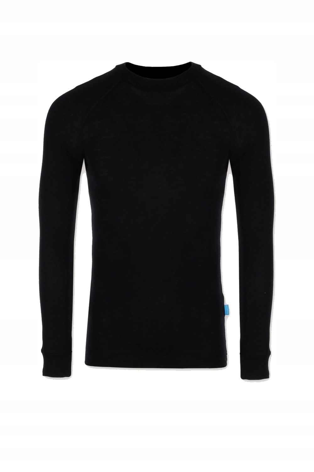 Bielizna termoaktywna z wełny merino 100% męska góra czarna rozmiar L