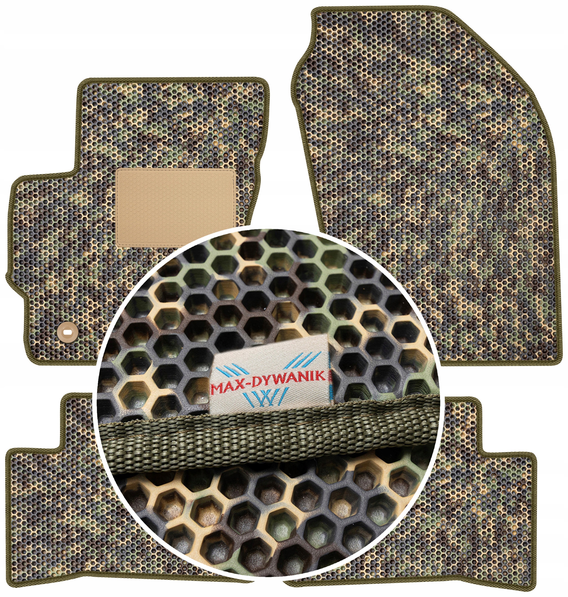 Toyota Corolla Cross od roku 2020. Gumové rohože do auta Eva Moro