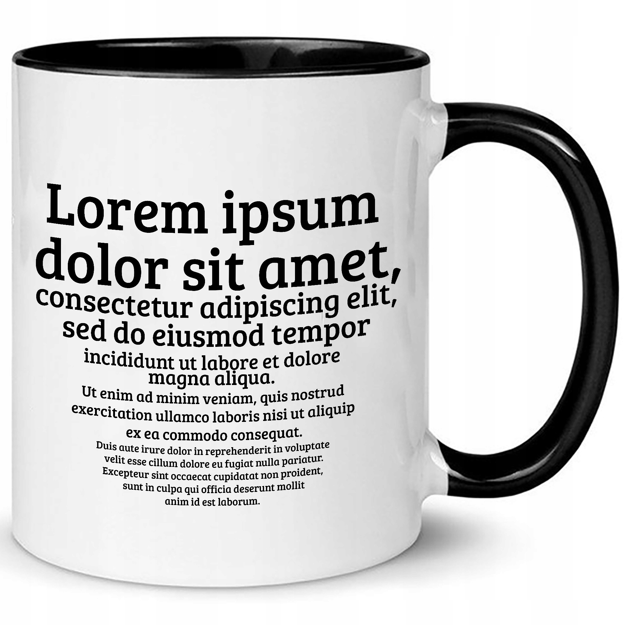

Kubek Biały 330ml dla Grafika Lorem Ipsum
