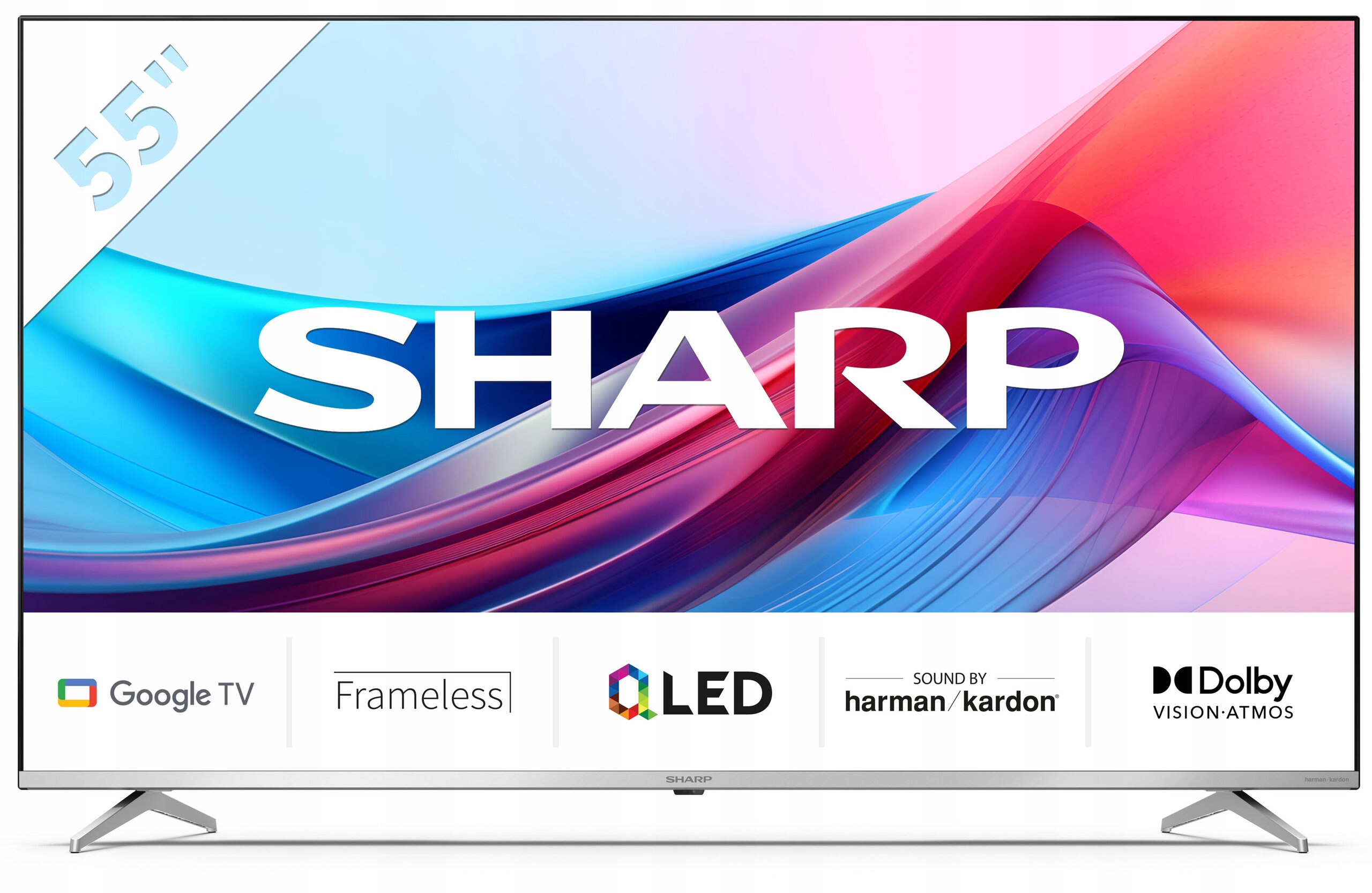 Telewizor Qled Sharp 55GP6265E 55" 4K Uhd czarny