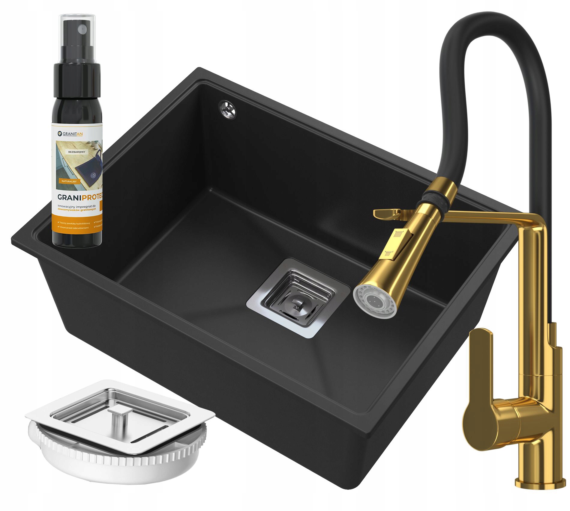 Dřez Granitový Kuchyňský Kohoutek Napo Set