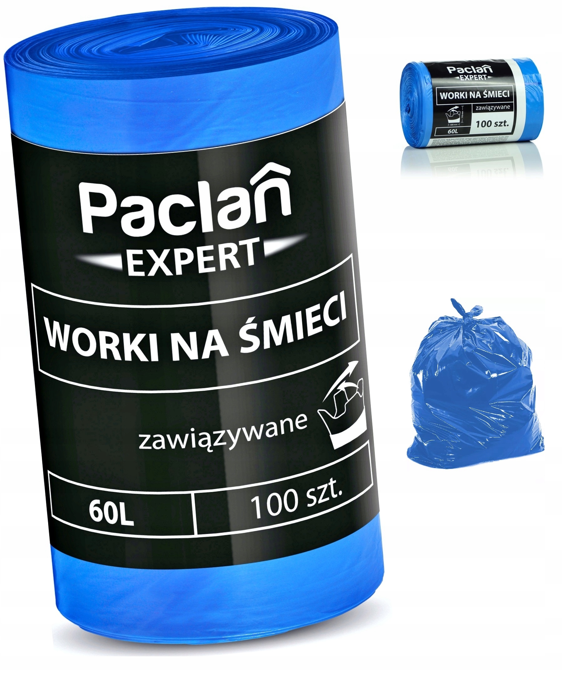 

Paclan Expert Worki na Śmieci Wiązane 60L 100 sz