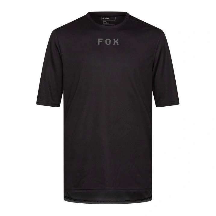 Cyklistický dres Fox Ranger Wordmark Black černý