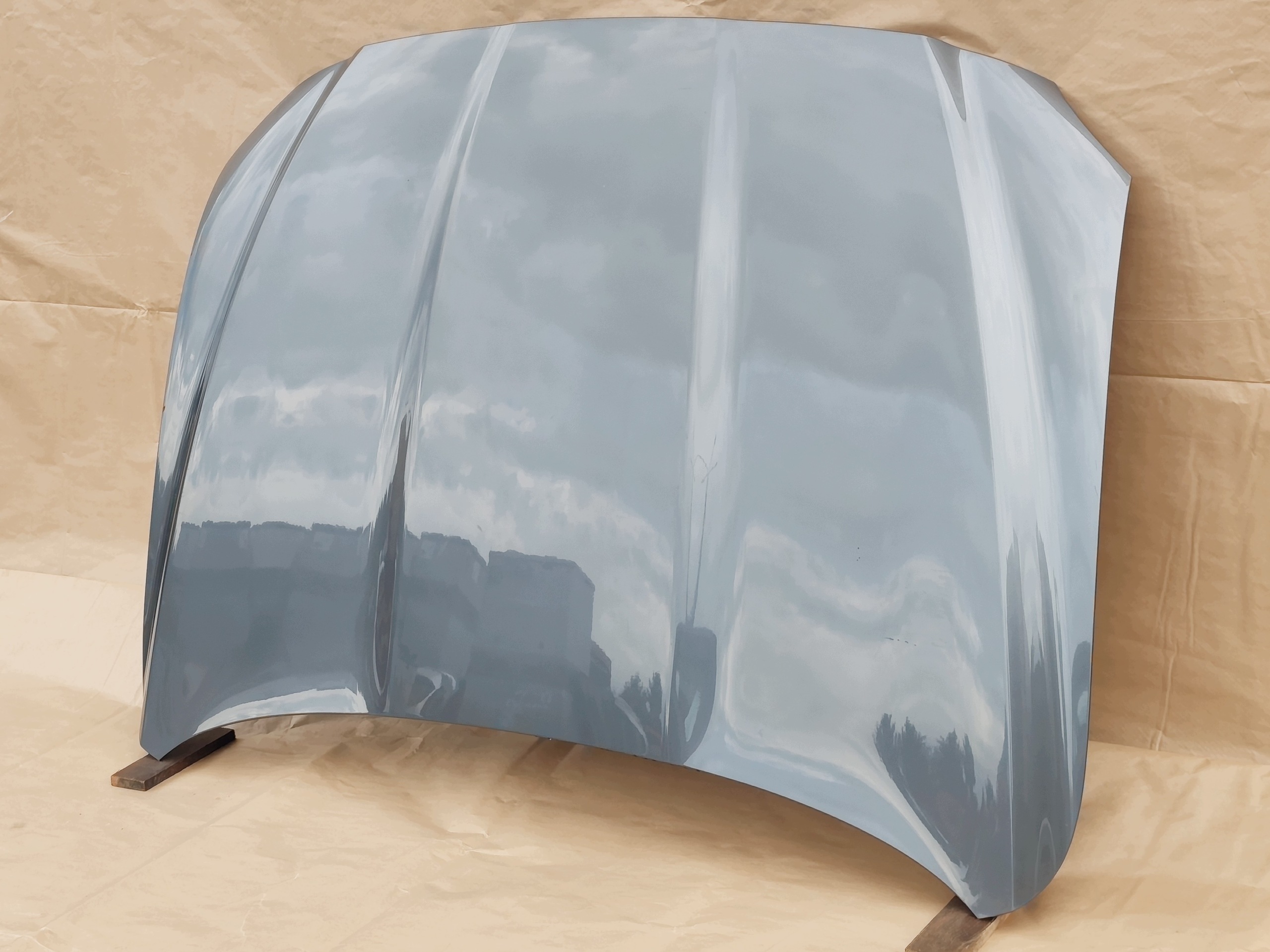 JAGUAR F-PACE 2016-2025 bonnet front grey original T4A1367
