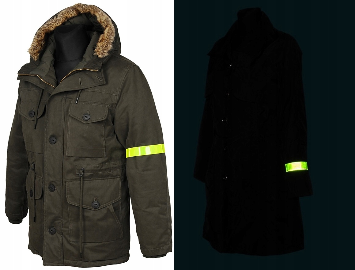 OPASKA ODBLASKOWA PRYZMATYCZNA NA RAMIĘ RĘKĘ RZEP Marka Inna marka