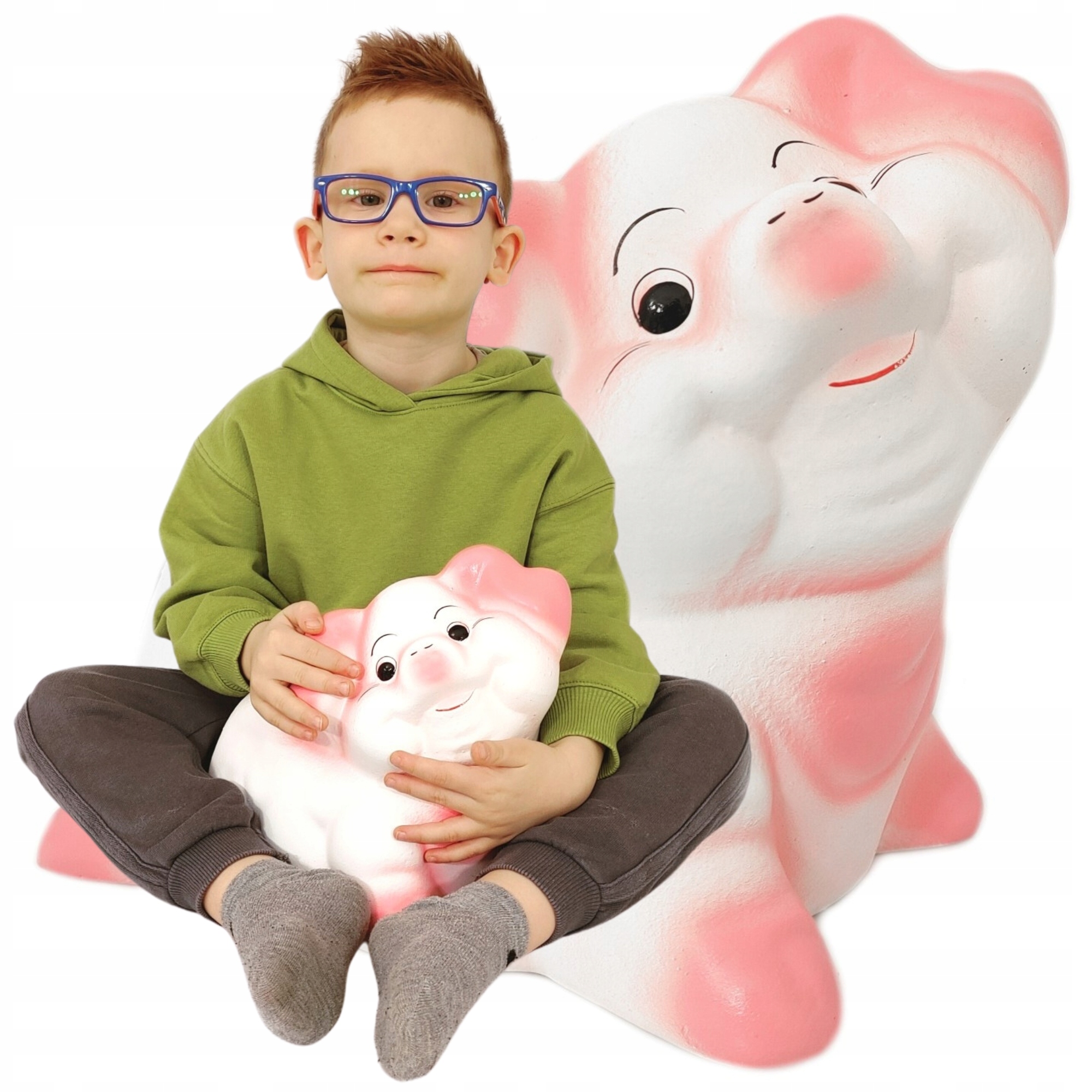 Prasátko Pokladnička Velká Bílá Pro Děti Na Rozbití