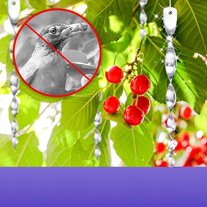 8X BLASZKI ODBLASKOWE SPIRALA WIATROWA ODSTRASZANIE PTAKÓW DO OGRODU SADU Rodzaj inny