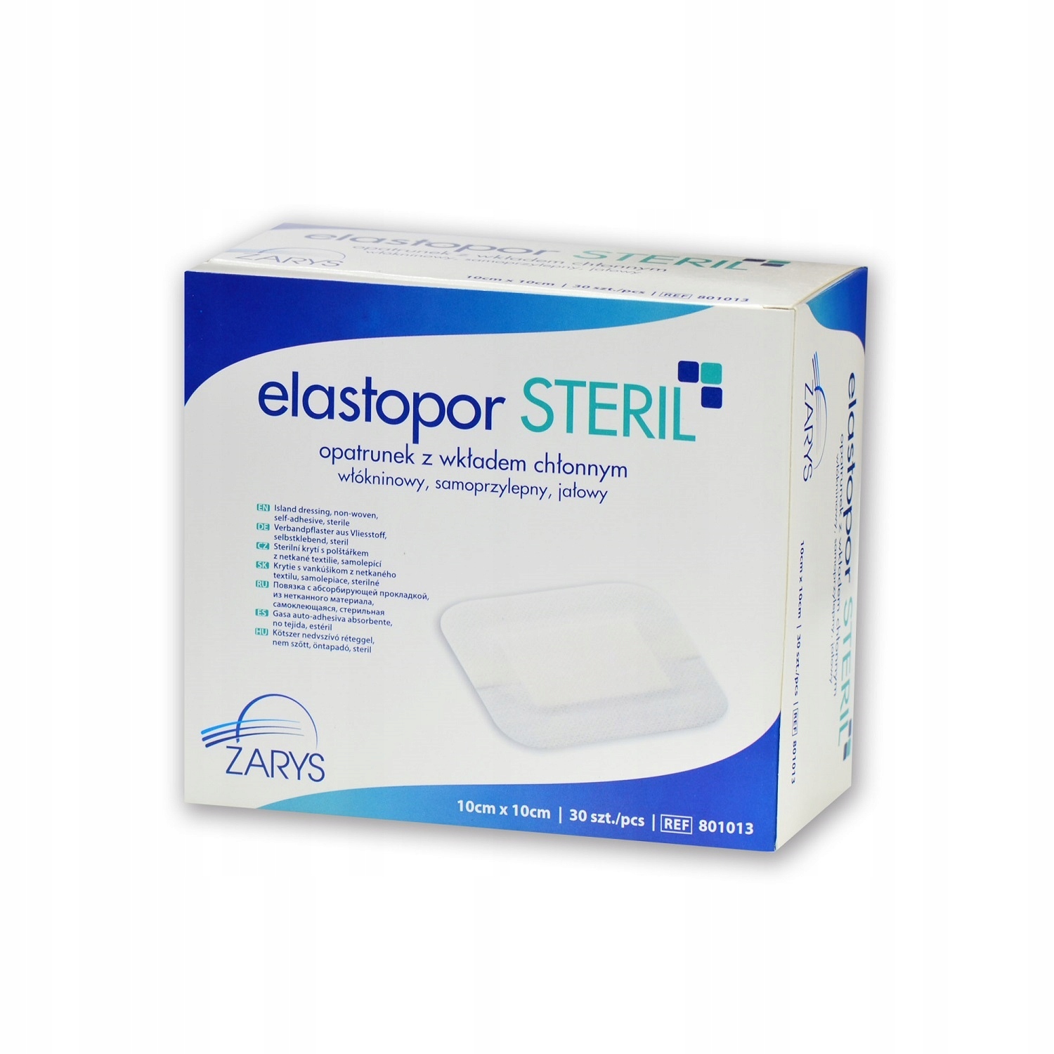 

Opatrunek Jałowy Elastopor Steril 10cmx10cm 30 szt