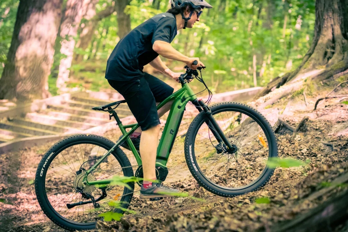 Rower Elektryczny Bolt MTB 130Nm Ananda centr 14Ah Kolor zielony