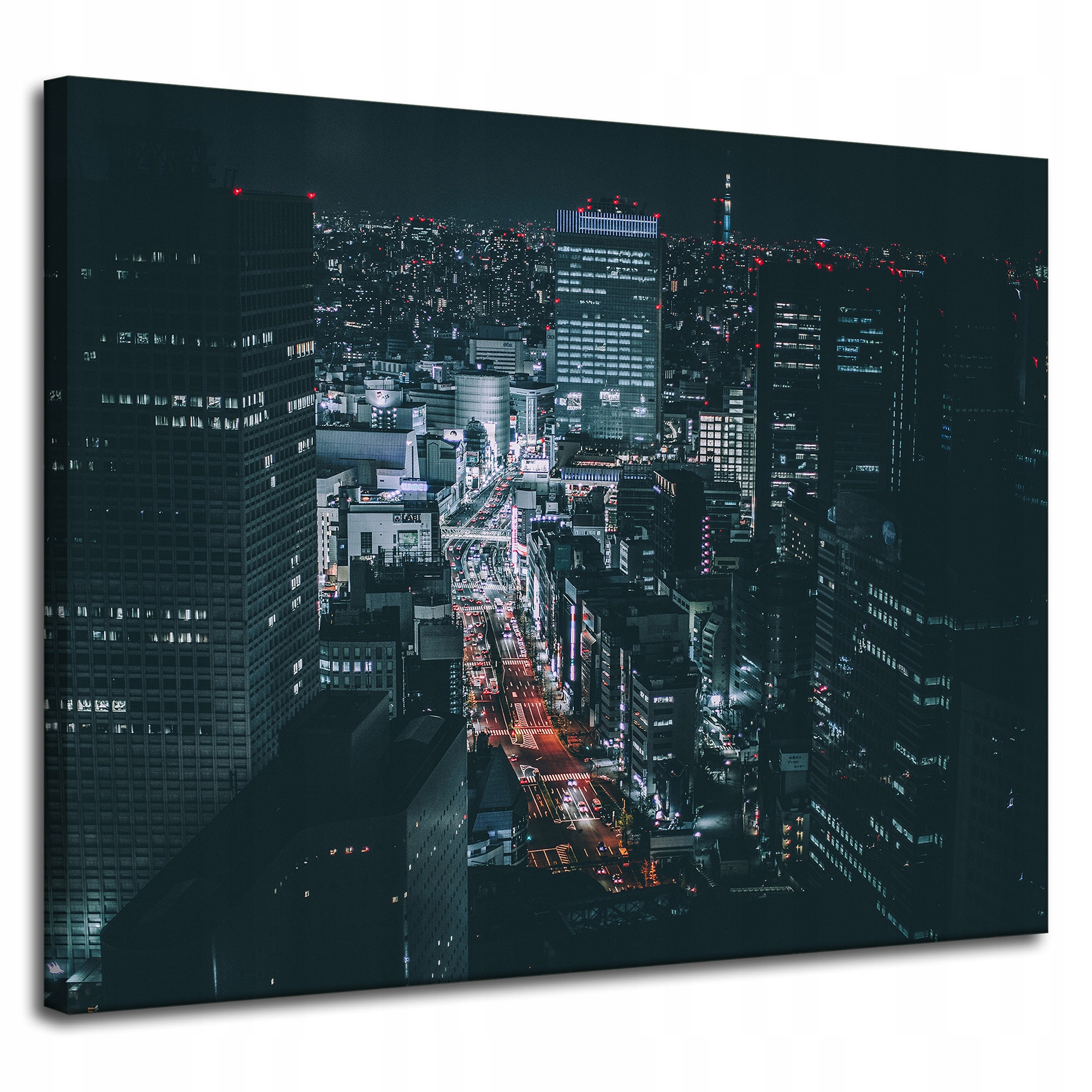 Obraz Canvas Architektura Tokio v noci 100x80 cm