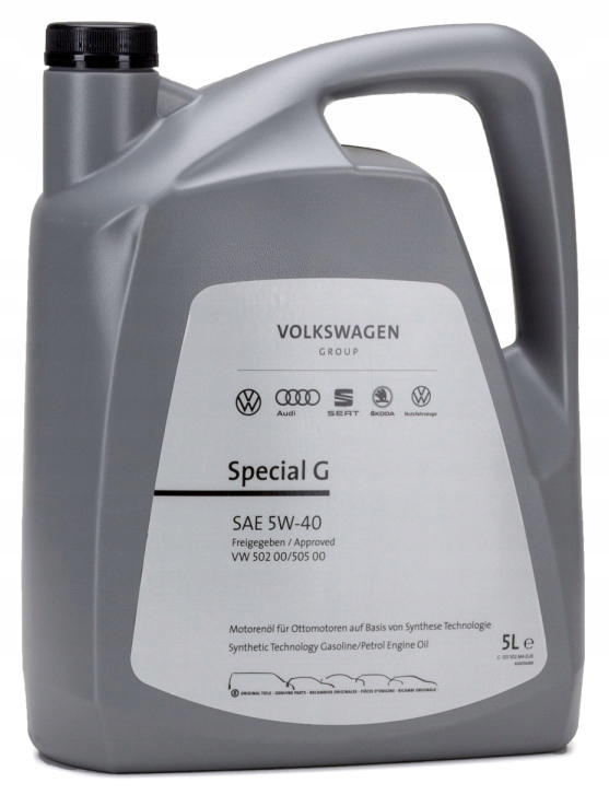 

Olej Volkswagen 5W40 Special G 5L 502.00/505.00 Vw
