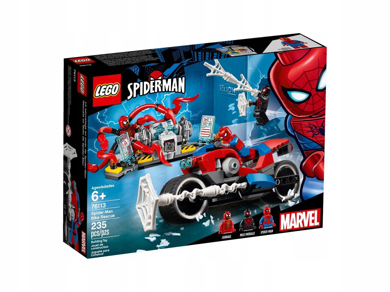 Lego Marvel Heroes 76113 Pościg motocyklowy Spider-Mana
