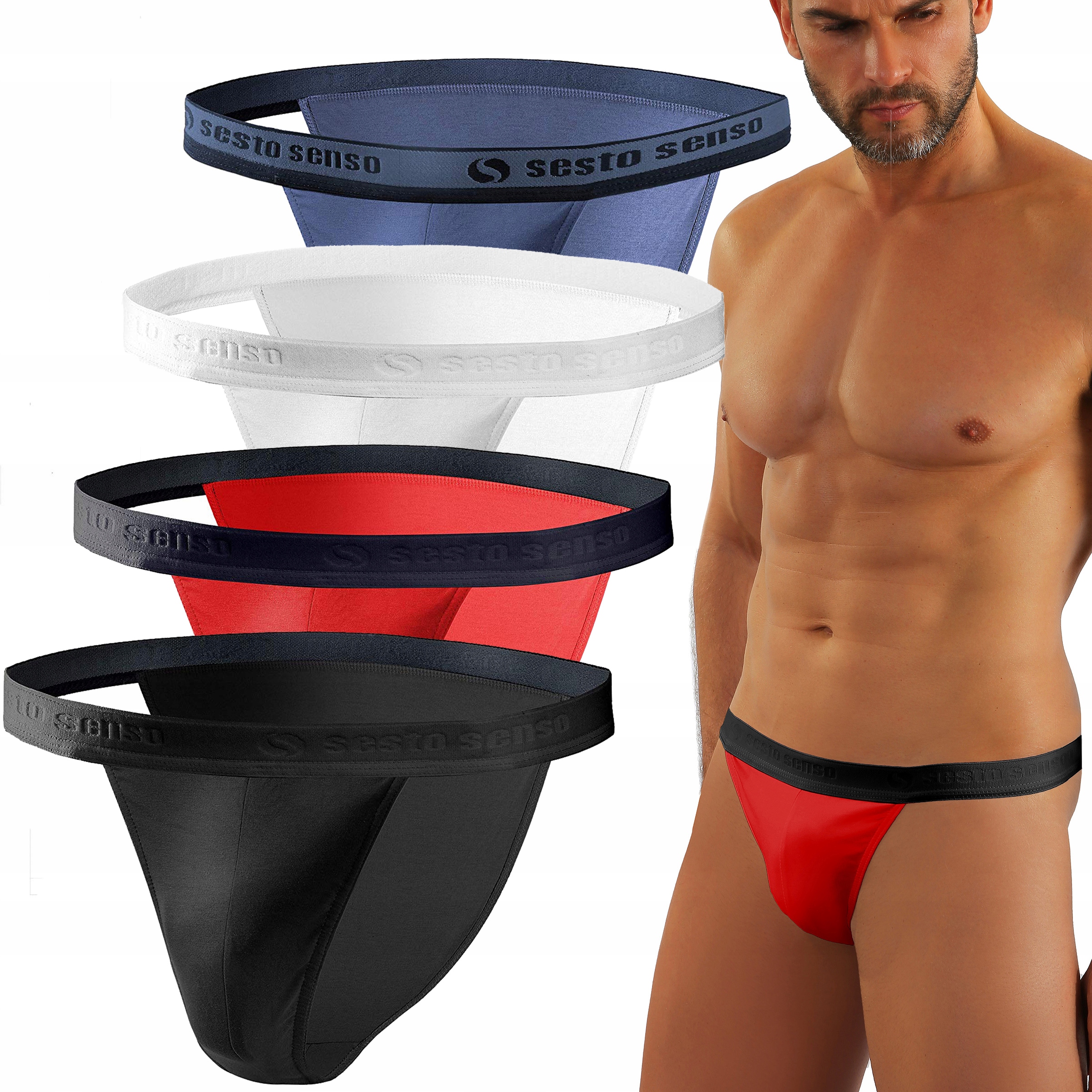 

4X Slipy męskie z Ozdobną Gumą w pasie Puma Tanga