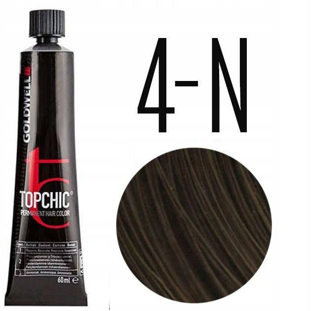 

Goldwell Topchic 60ml Farba do włosów 4-N