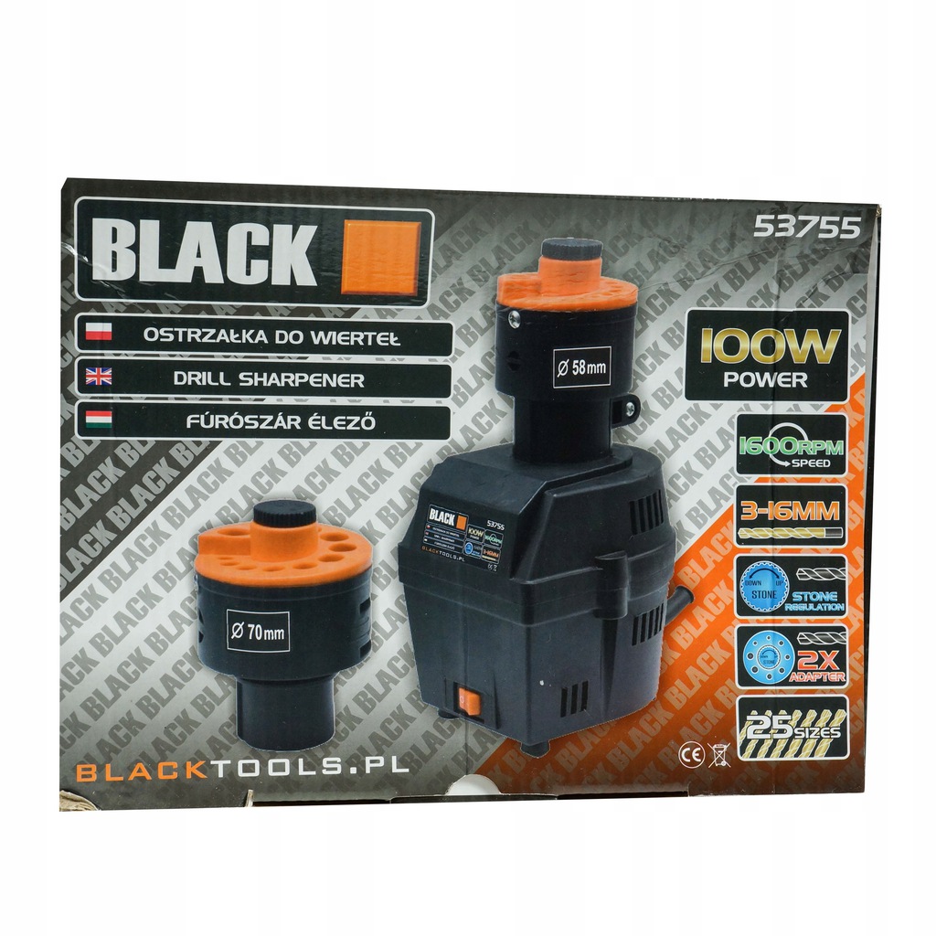 OSTRZAŁKA DO WIERTEŁ 3-16MM Elektryczna 2Xgłowica EAN (GTIN) 5902280029632