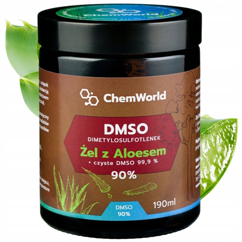 ChemWorld Żel Dimetylosulfotlenek Dmso 90% z Aloesem 190ml